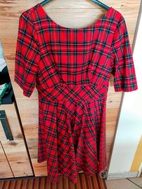 Vestito a quadretti come nuovo taglia M