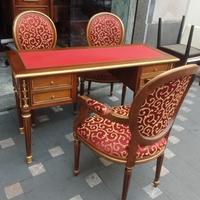 Scrittoio con poltrone + coppia di divani