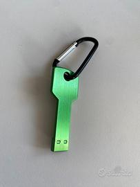 Chiavetta USB in elegante metallo satinato