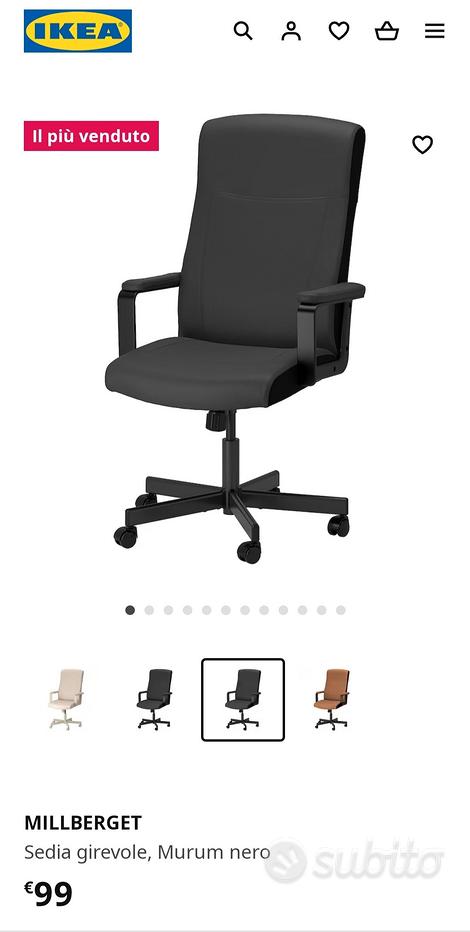 Poltrona Girevole Poltrone Morbide Ikea LOBERGET MALSKÄR Sedia