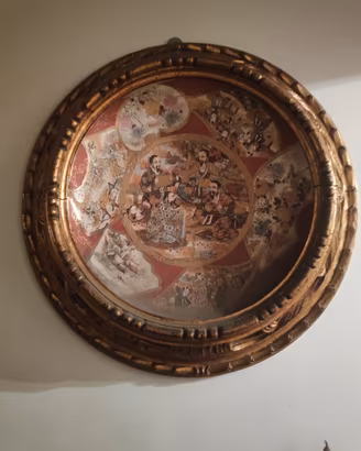 Piatto antico in porcellana Sarsina giapponese XIX