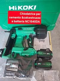 chiodatrice a batteria per cemento e calcestruzzo 
