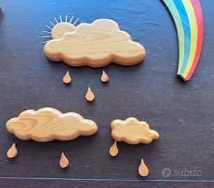 Set per bambini sole, nuvole Bartolucci