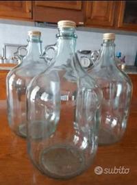 Fiasche in vetro da 5 litri