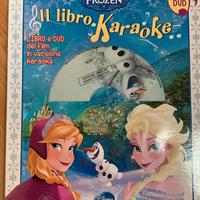 Libro Karaoke con DVD Frozen. Mai usato.