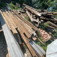 Travi in legno usate
