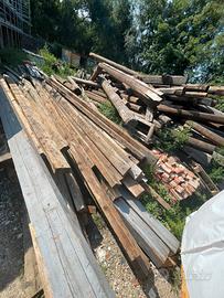 Travi in legno usate