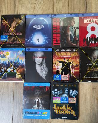 Film bluray edizione steelbook NUOVI