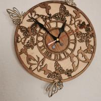 orologio in legno 