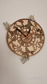 orologio in legno 