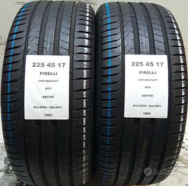 2 GOMME 225 45 17 PIRELLI A1983
