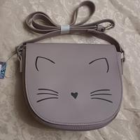 borsa Borsetta gatto per ragazza bambina tracolla