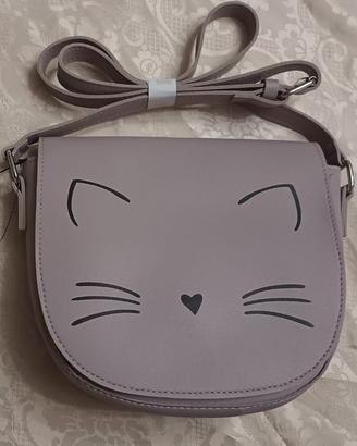 borsa Borsetta gatto per ragazza bambina tracolla