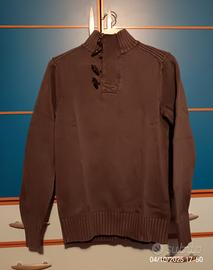 Maglione a collo alto "Celio" grigio 