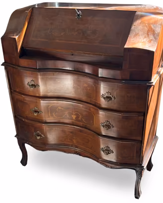  piccolo cassettone vintage con ribaltina