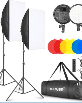 Neewer 2 Kit di Illuminazione a LED