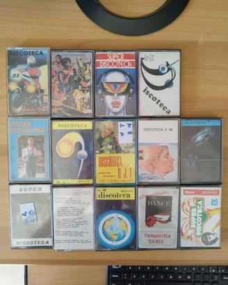 Musicassette compilation discoteca anni 80