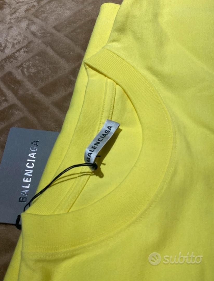 T shirt balenciaga gialla Abbigliamento e Accessori In vendita a Monza e della Brianza