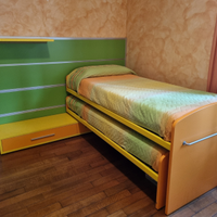 DIELLE cameretta doppio letto scorrevole a parete