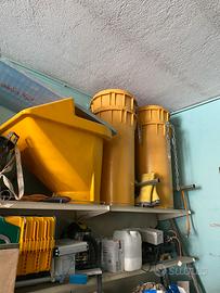 Tubi scarico materiale edile