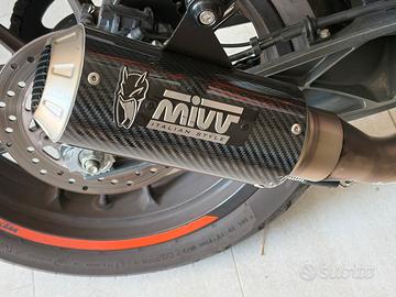 Terminale scarico moto MIVV Mk3 per KTM 125 Duke