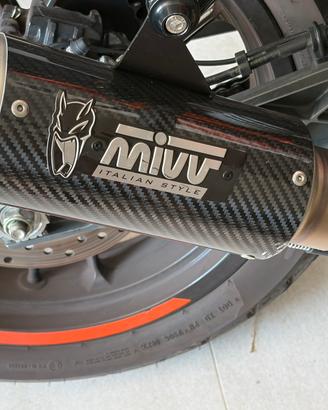 Terminale scarico moto MIVV Mk3 per KTM 125 Duke