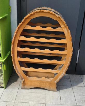 porta bottiglie in legno 