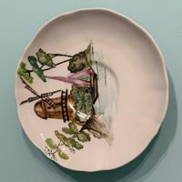 Piatto Decorativo Artistico in Ceramica