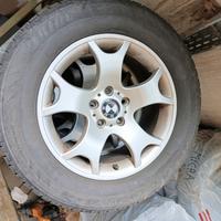 4 cerchi BMW X5 E53 17 con gomme invernali 