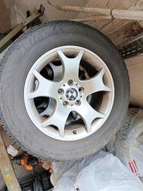 4 cerchi BMW X5 E53 17 con gomme invernali 