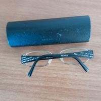 occhiali da donna brillanti nate nei lati marca pr