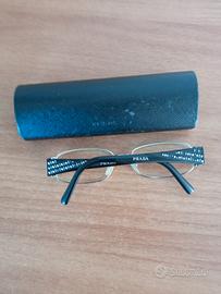 occhiali da donna brillanti nate nei lati marca pr