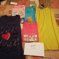 lotto 13 pz  vestiti 12 anni estivi  bimba nuovi