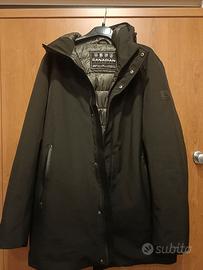 Parka con cappuccio "Canadian" uomo nero taglia 50