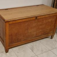 Baule legno con chiave