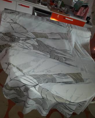 Tessuto per tende lino stampato vintage