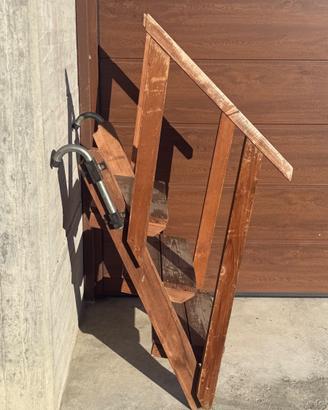 Scala legno multifunzione