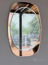 specchio vintage anni '70  stile space age 