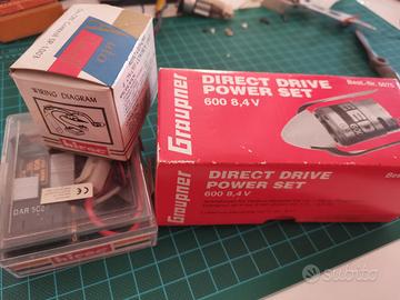 set motorizzazione aereo rc graupner hi-tech 