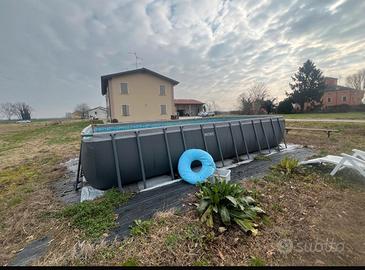Piscina seminuova 7 metri