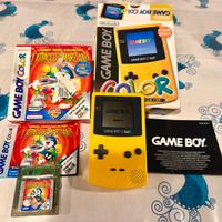Console Nintendo Game boy Color Giallo