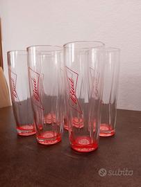 Bicchieri da birra BUD 0,5L NUOVI