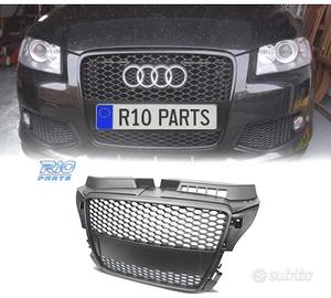 GRIGLIA AUDI A3 8P 08-12 LOOK RS3 NERO