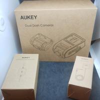 Aukey doppia dash cam F/R DR02-D+GPS+hardware kit