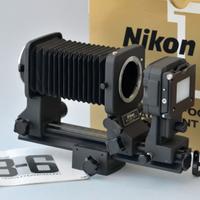 Nikon soffietto PB-6 con slot diapositive PS-6