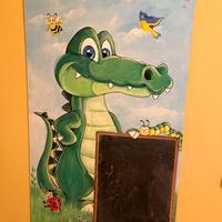 Lavagna dipinta a mano