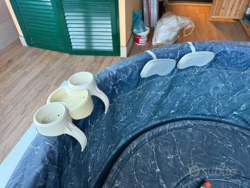 Bestway Porta vivande e cuscini idromassaggio