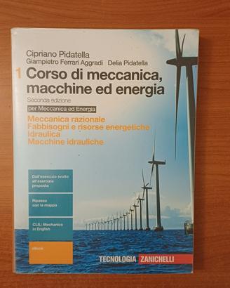 libro corso di meccanica, macchine ed energia