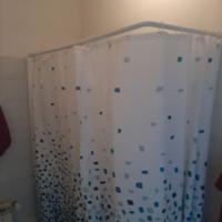 Telo vasca completo di bastoni e anelli doccia