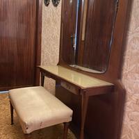 Toilettw Vanity Anni 50 con Sgabello